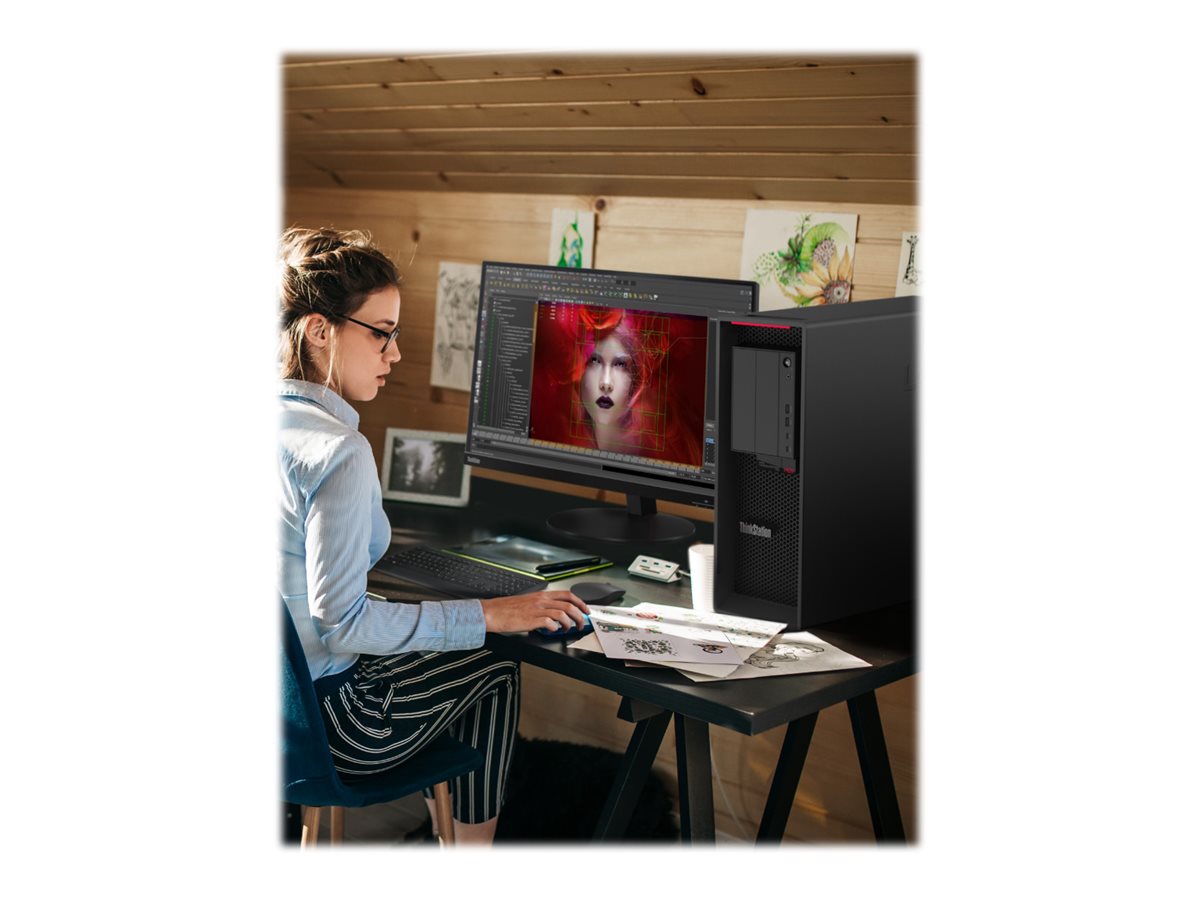 LENOVO ThinkStation P620 Rückansicht