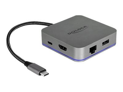 DELOCK USB Type-C Dockingstation in Benutzung