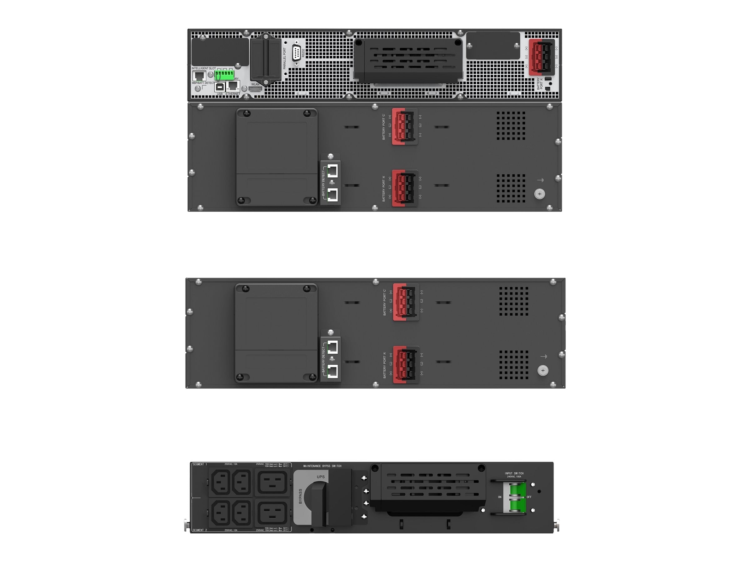 POWERWALKER VFI 10000 ICR IoT UPS rack-mountable / external 10000Watt 10000VA 9Ah RS-232 USB Ethernet