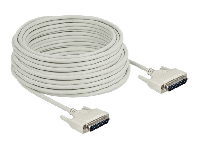 DELOCK Serielles Kabel D-Sub 25 Stecker zu Stecker 20m - Vorderansicht