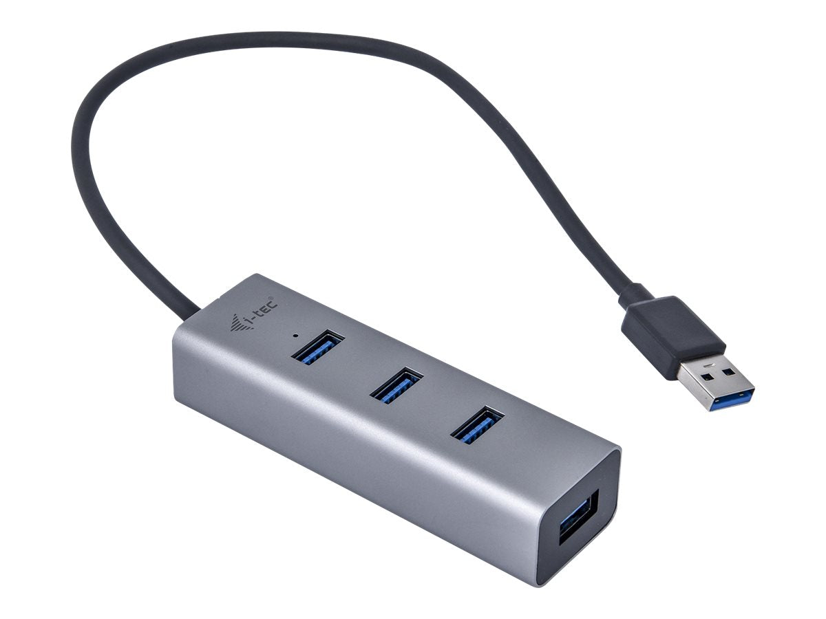 I-TEC USB 3.0 Metal HUB 4 port Detailansicht
