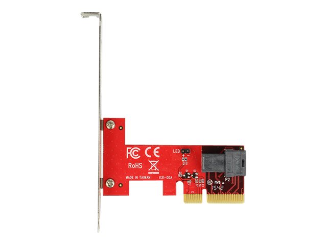 DELOCK PCI Express 4.0 x4 Karte Vorderansicht