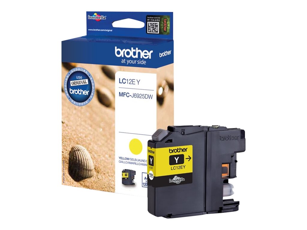 BROTHER LC12EY Tinte gelb Verpackung
