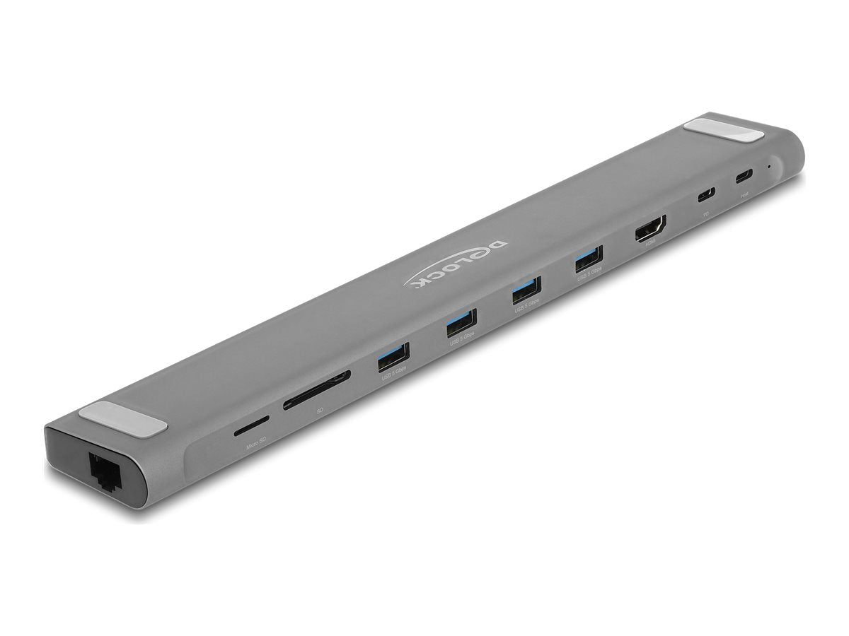 DELOCK USB Type-C Slim Dockingstation 4K - Vorderansicht