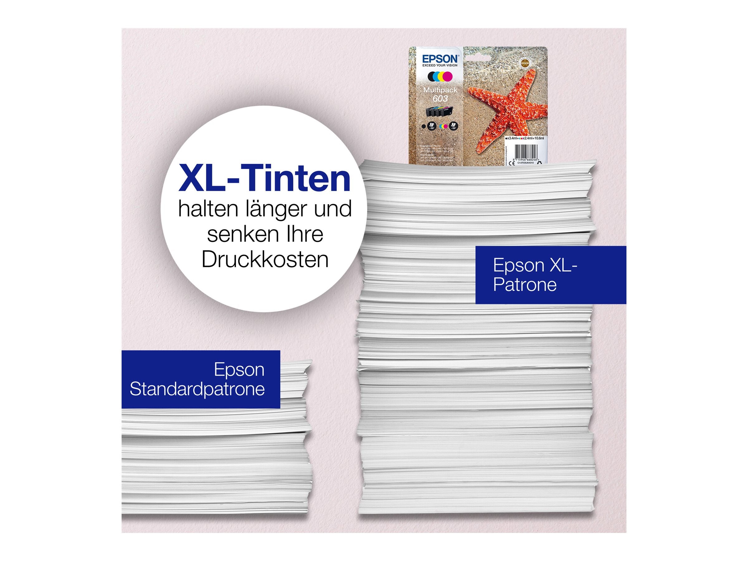 EPSON 1LB Multipack 4-colours 603 Ink w/s Verpackung