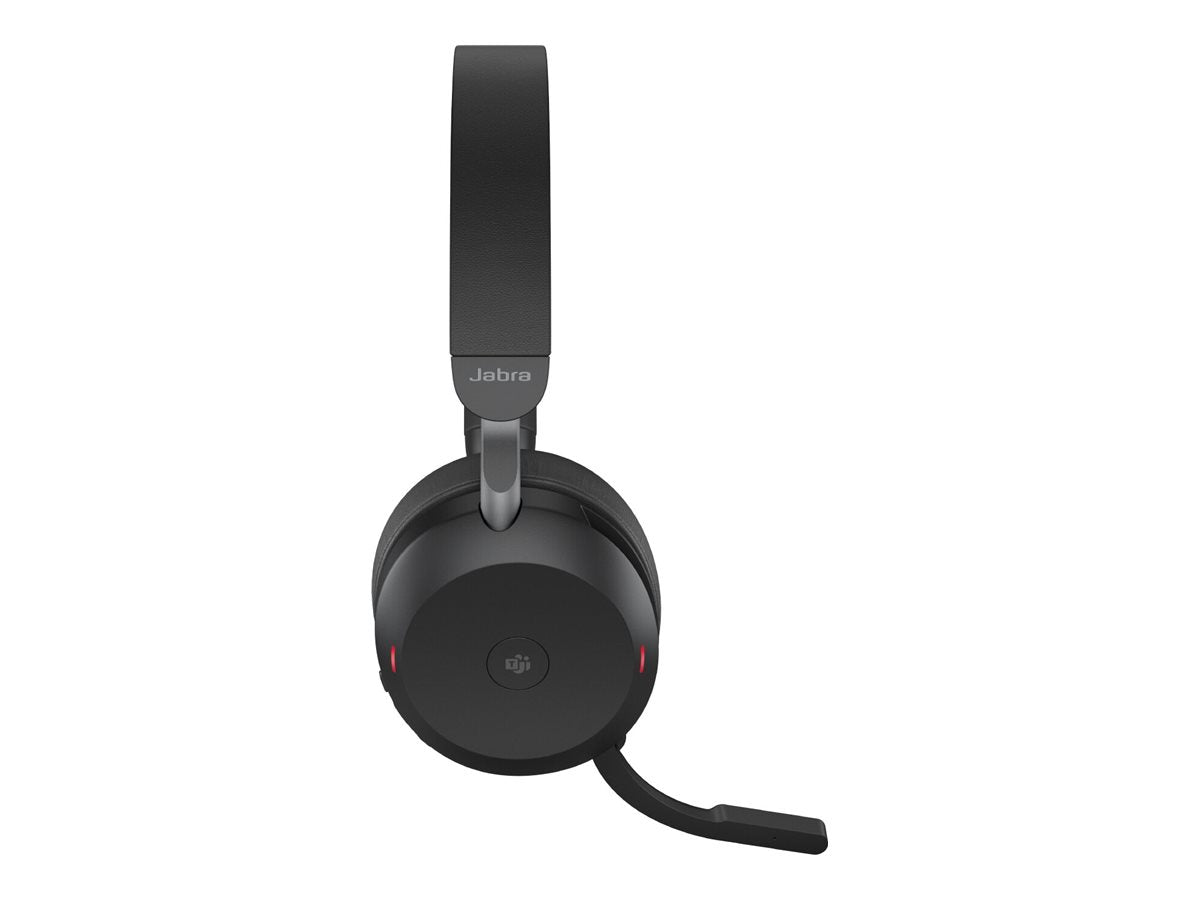Jabra Evolve2 75 Link380/390c MS Stereo Std Black Vorderansicht