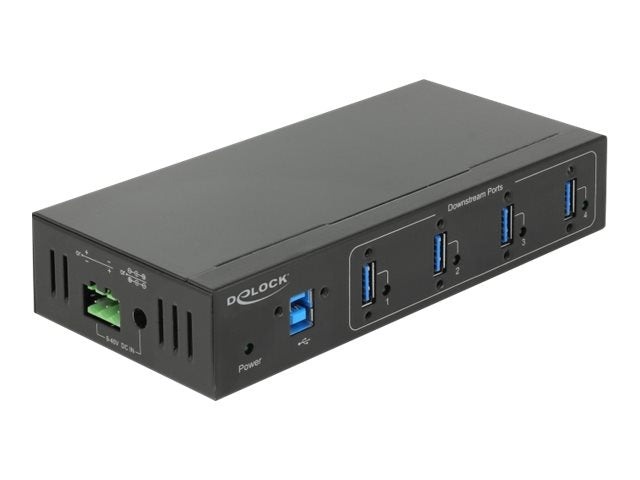 DELOCK Externer Industrie Hub 4 x USB 3.0 Typ-A Detailansicht