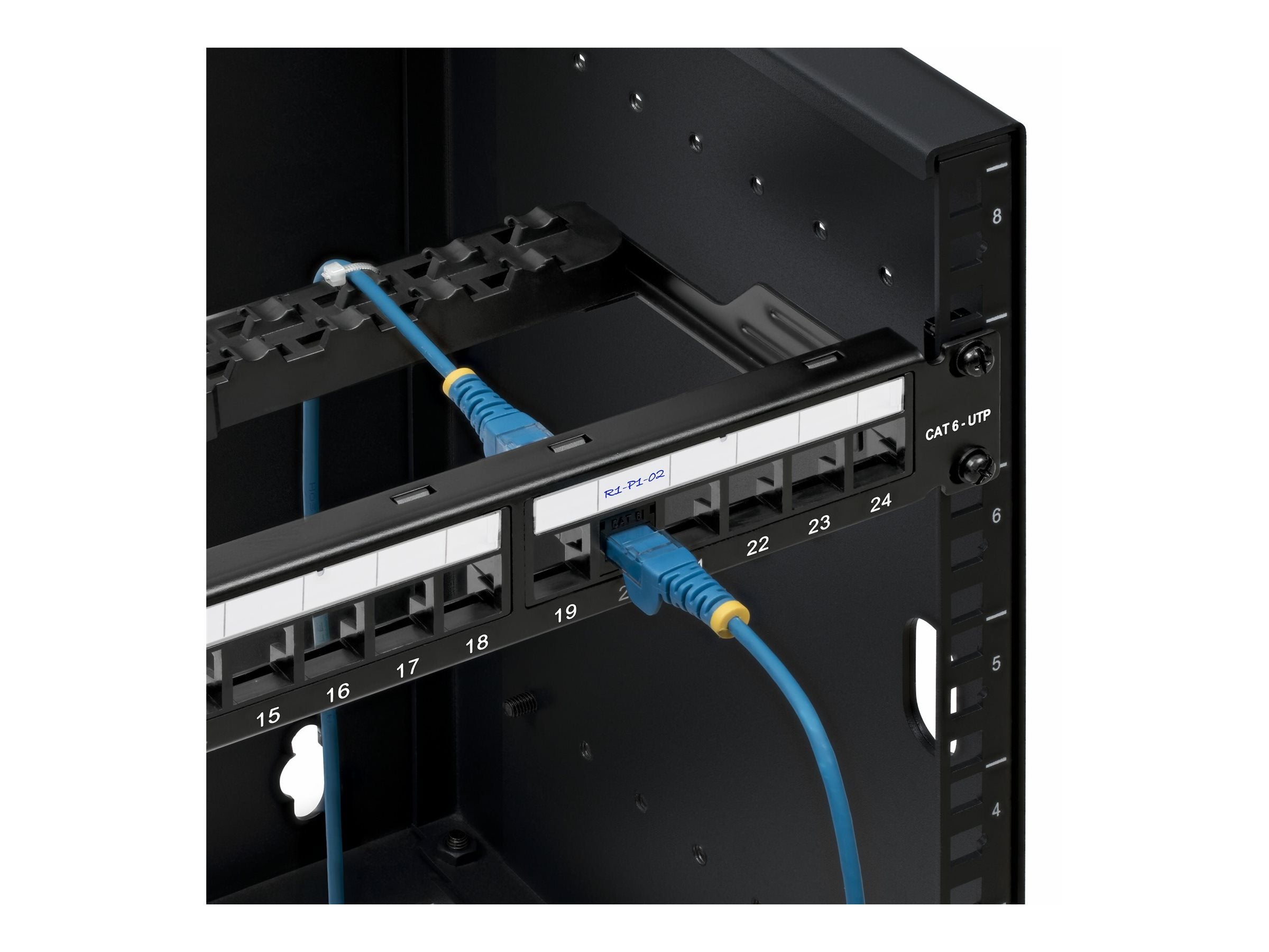 STARTECH.COM 24-Port 1HE Leeres Keystone Patchpanel mit Kabelmanagementleiste 48