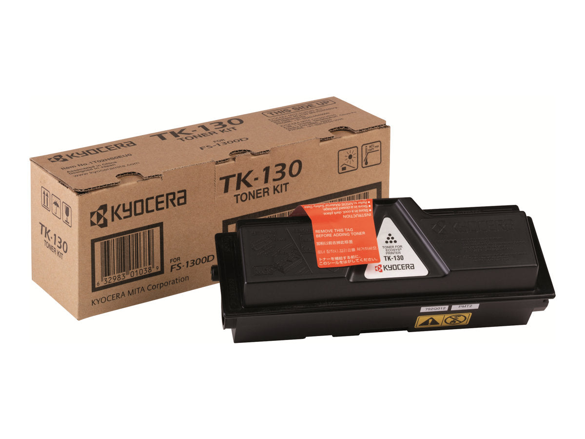 KYOCERA TK130 Toner schwarz Vorderansicht
