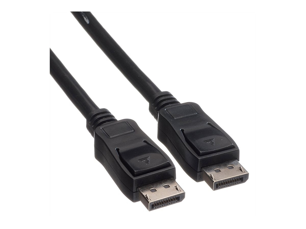 VALUE DisplayPort Kabel DP ST - ST schwarz 1m Anschlussansicht