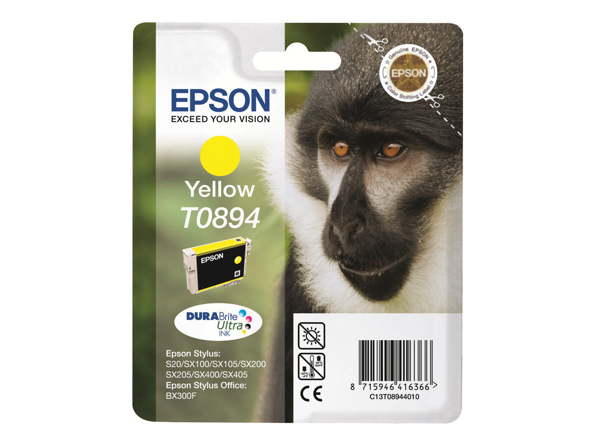 EPSON T0894 Tintenpatrone Gelb Verpackung