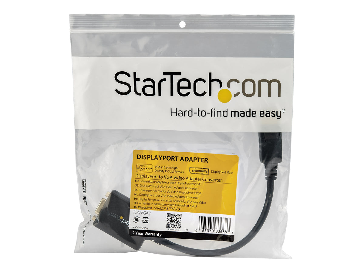 STARTECH.COM DisplayPort to VGA Video Adapter Converter - Vorderansicht