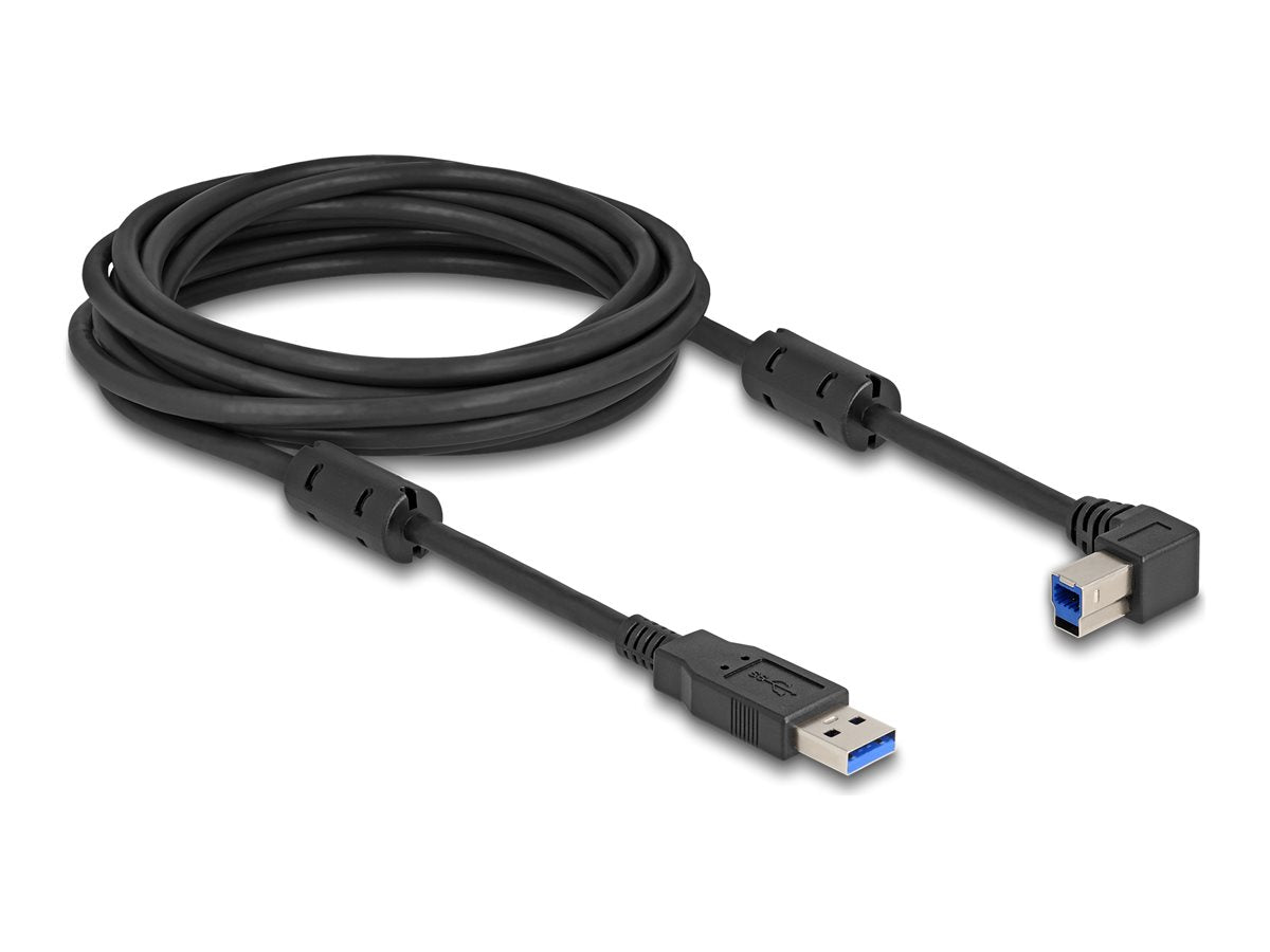DELOCK USB 5 Gbps Kabel Typ-A Stecker zu Typ-B Stecker 90 links gewinkelt 1m