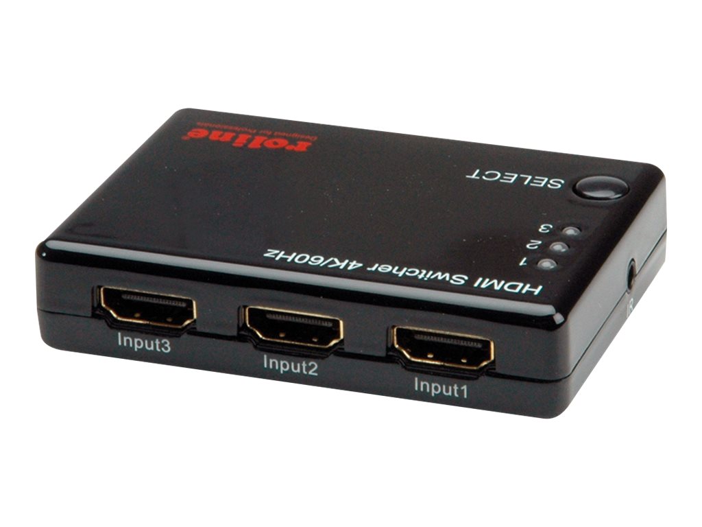 ROLINE 4K HDMI Switch 3-fach Detailansicht