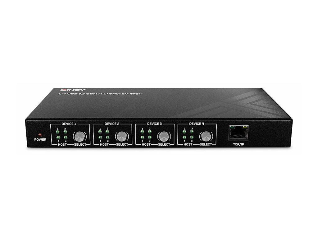 LINDY 4x4 USB 3.2 Gen 1 Matrix Switch Detailansicht