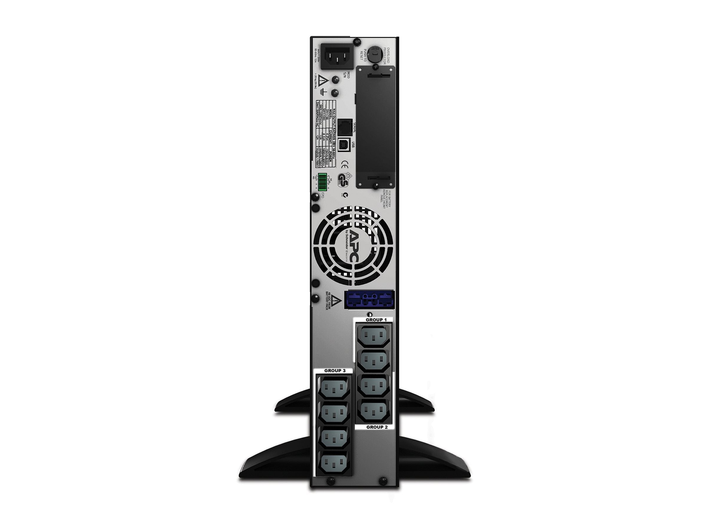 Vorderansicht der APC Smart-UPS X 1500 Rack/Tower LCD UPS