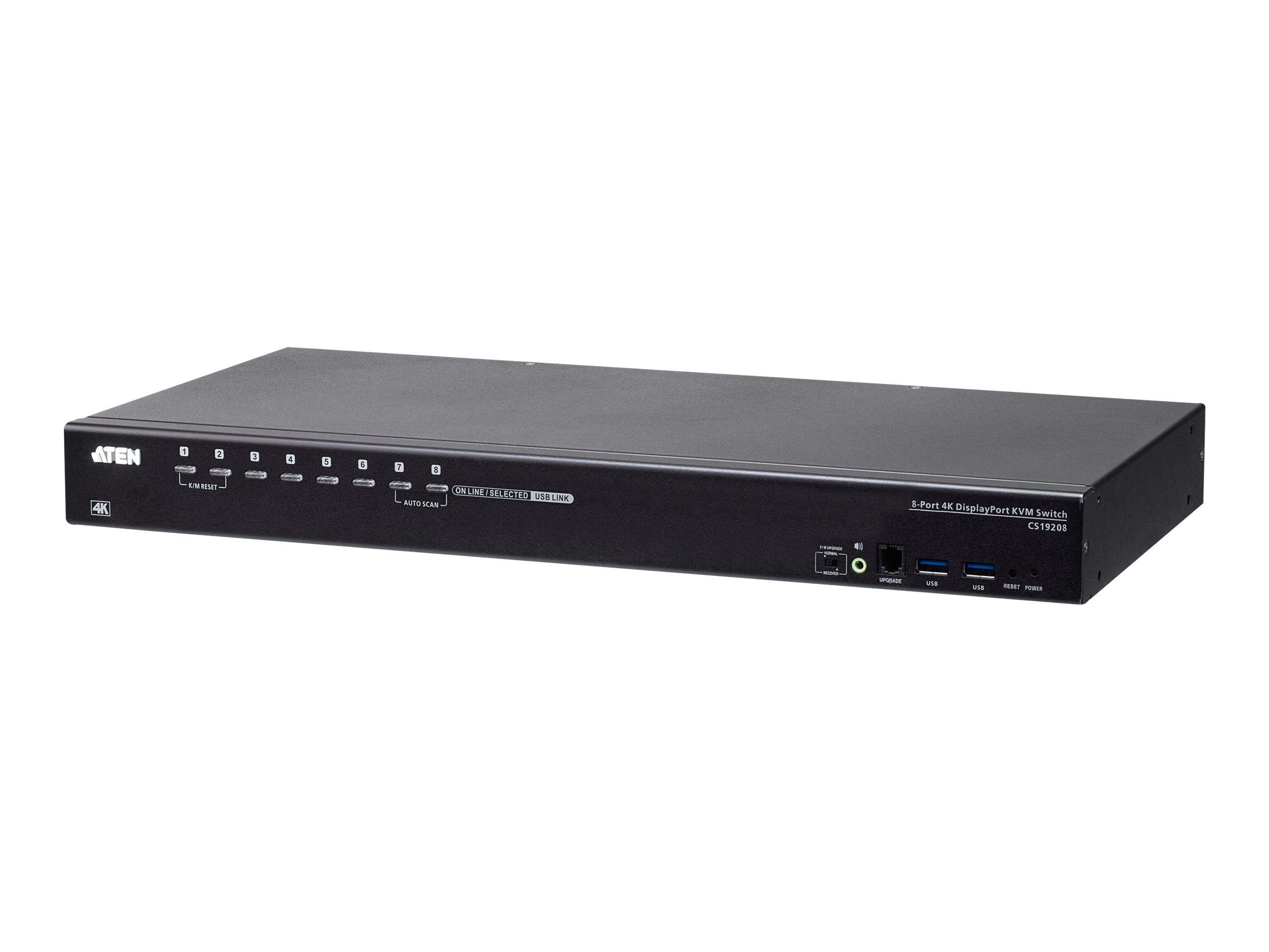 ATEN CS19208 8-Port USB 3.0 4K DisplayPort KVM Vorderansicht