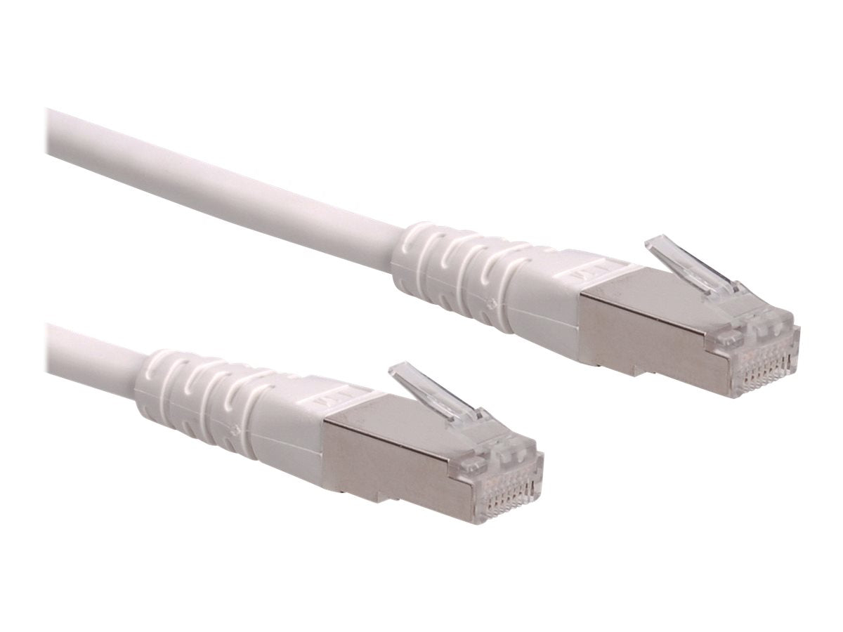 ROLINE Patchkabel Kat.6 Class E S/FTP PiMF weiss 1m - Verpackung