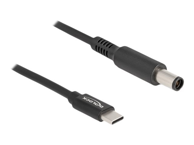 DELOCK Notebook Ladekabel USB Type-C Stecker zu Dell 7,4 x 5,0mm Stecker - Vorderansicht