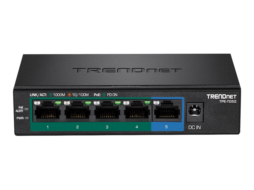 TRENDNET TPE-TG52 5-Port PoE Switch Verpackung