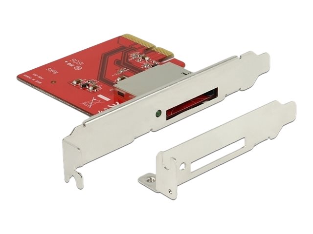 DELOCK PCI Express Karte Vorderansicht