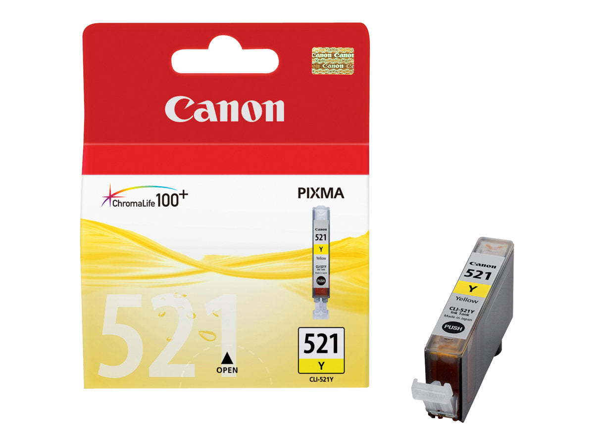 CANON CLI-521Y Tintenbehälter Vorderansicht