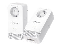 TP-LINK PG2400P Kit G.hn2400 Passthrough Powerline MIMO 2+2 Gigabit Ethernet-Ports