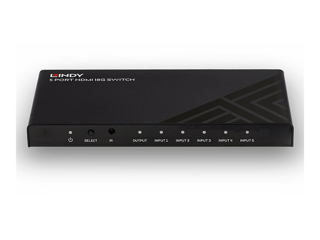 LINDY 5 Port HDMI 18G Switch Vorderansicht