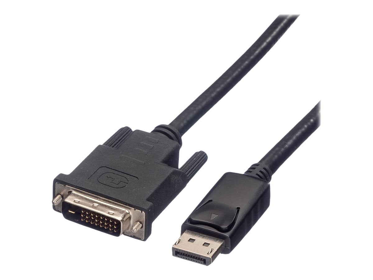 ROLINE DisplayPort Kabel DP ST - DVI ST LSOH schwarz 1,5m Detailansicht