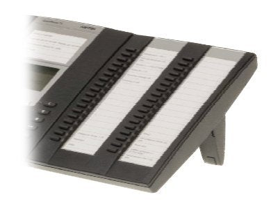 MITEL M671 schwarz KeyExtension 73P Vorderansicht