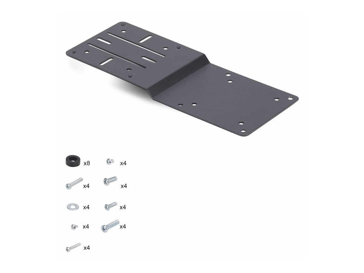 STARTECH.COM VESA Halterung fur Mini Pc/NUC/Thin Clients oder Docking Stationen Adapterplatte VESA 75x75/100x100 Kompatibel