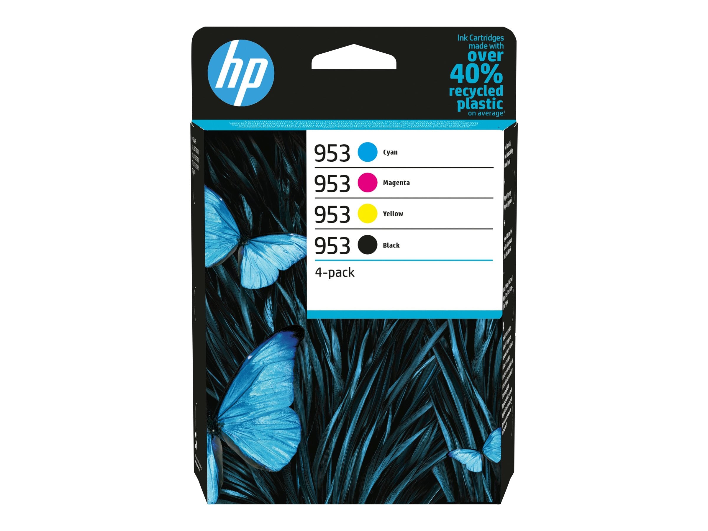HP 953 CMYK Original Ink Cartridge 4-Pack Vorderansicht