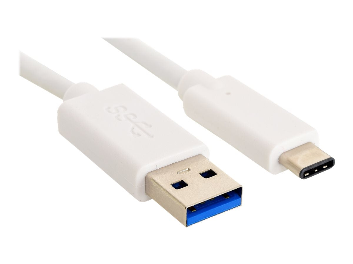 SANDBERG USB-C 3.1 - USB-A 3.0 1M Kabel Vorderansicht