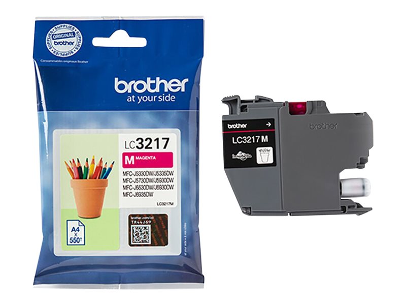 BROTHER LC-3217M Tinte Magenta im Einsatz