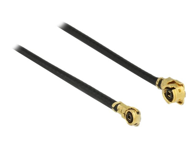 DELOCK Antennenkabel I-PEX Inc. MHF I Stecker zu I-PEX Inc. MHF 4L Stecker 1,13 30cm - Vorderansicht