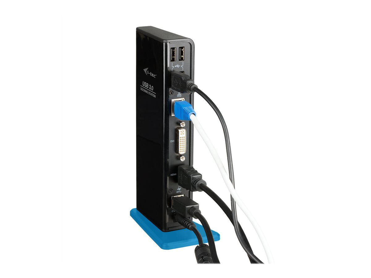 I-TEC USB 3.0 Dual Docking Station Rückansicht