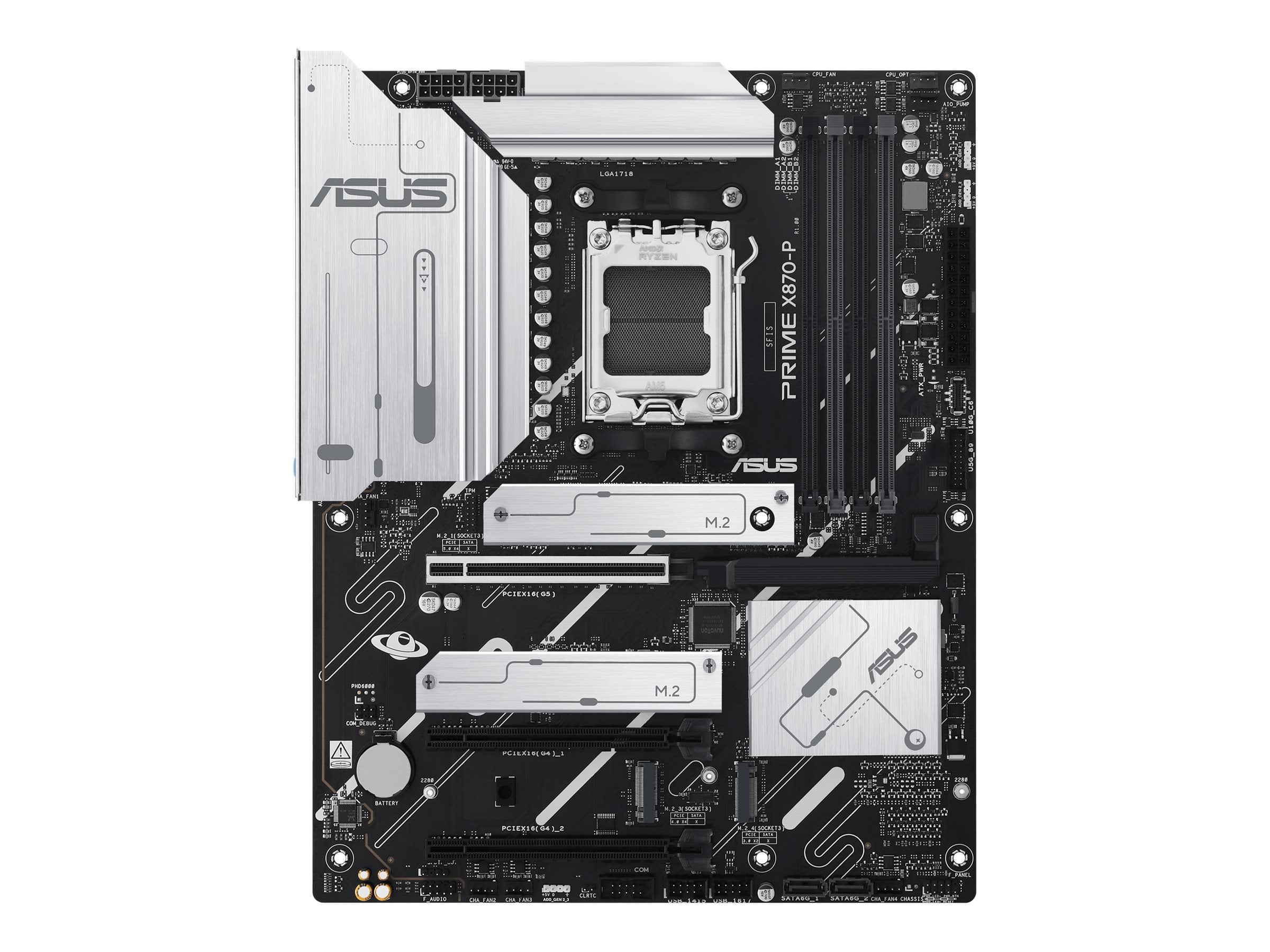 ASUS PRIME X870-P AM5 DDR5 ATX MB Vorderansicht