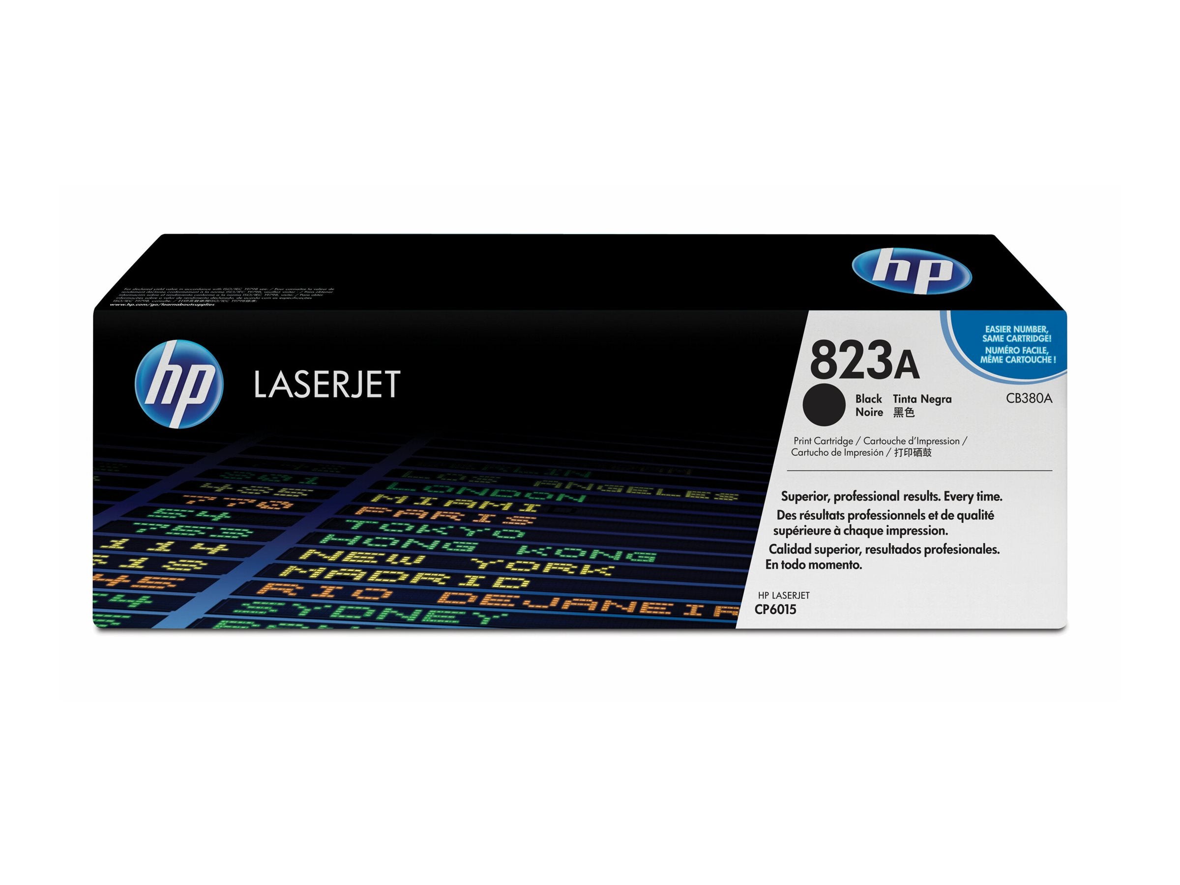 HP 823A Tonerpatrone CB380A schwarz Vorderansicht