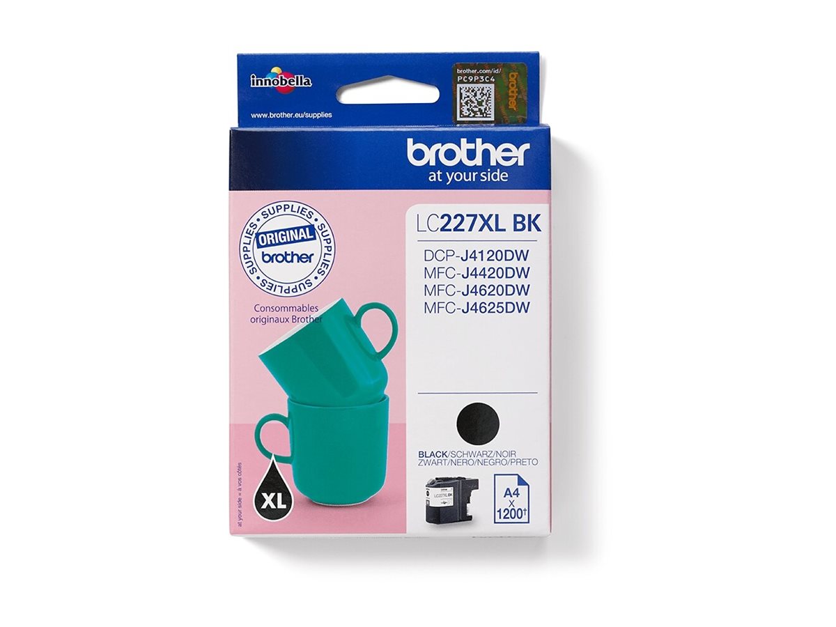 BROTHER LC-227XL Tinte schwarz Vorderansicht