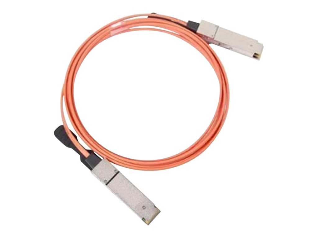 ARUBA HPE Aruba Active Optical Cable 200Gbit/s QSFP-DD to 2x 100Gbit/s QSFP28 15m - Vorderansicht
