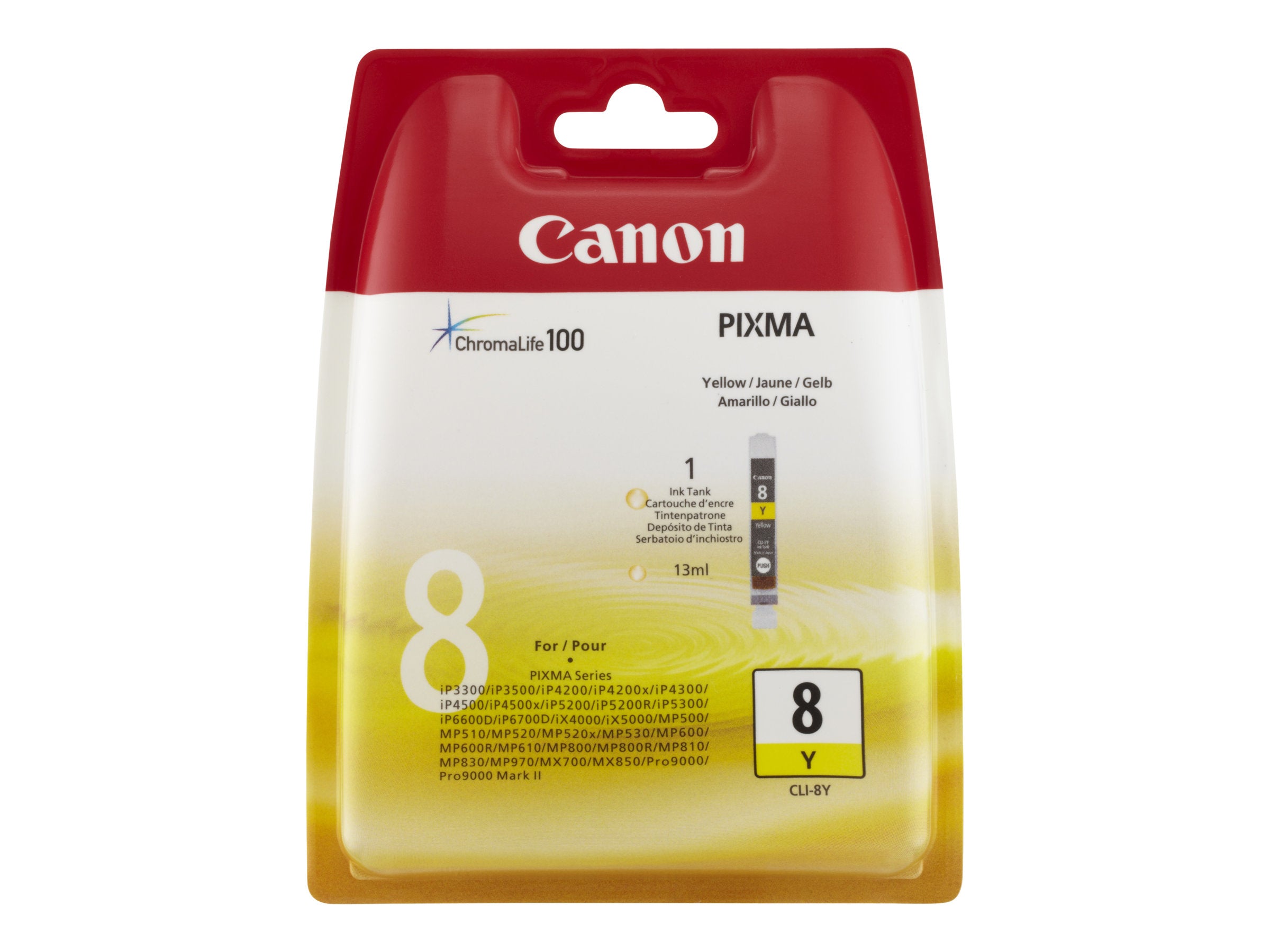 CANON CLI-8Y Tinte gelb Verpackung