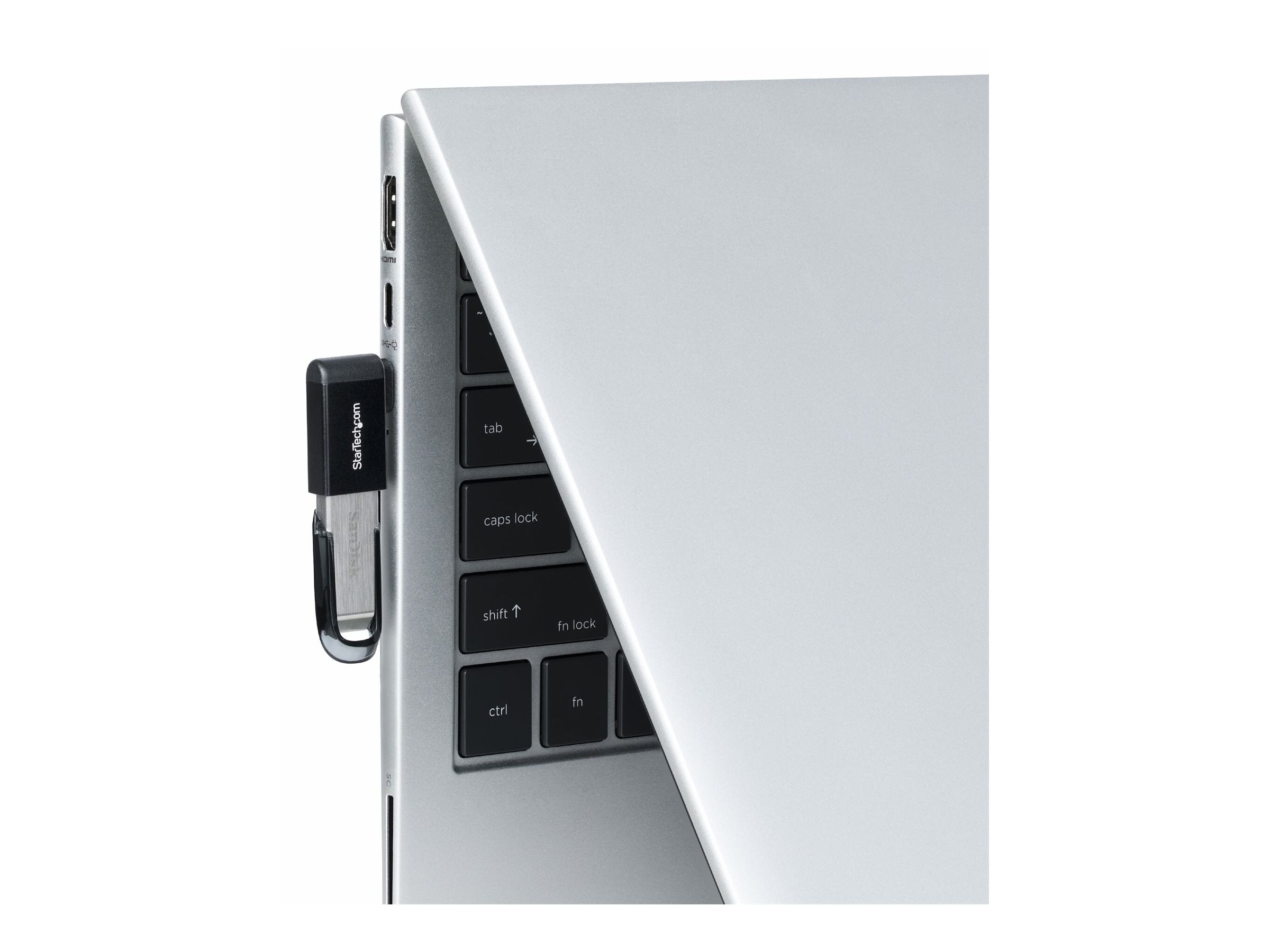 STARTECH.COM Rechtwinkliger USB-C auf USB-A Adapter USB 3.0 5Gbps kompakter USB-C Stecker auf USB-A Buchse Metallgehäuse