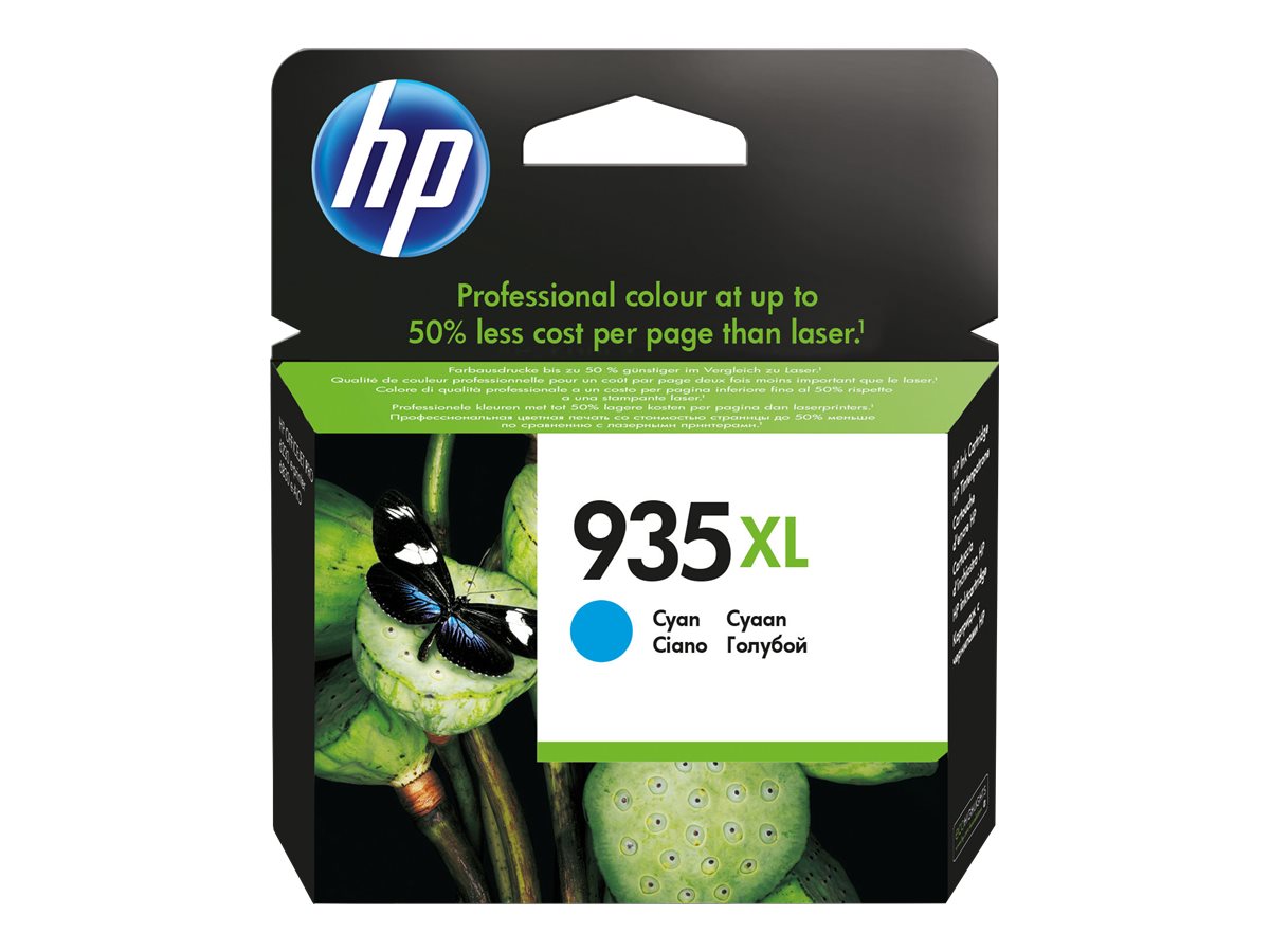 HP 935XL original Tintenpatrone C2P24AE BGX cyan Detailansicht