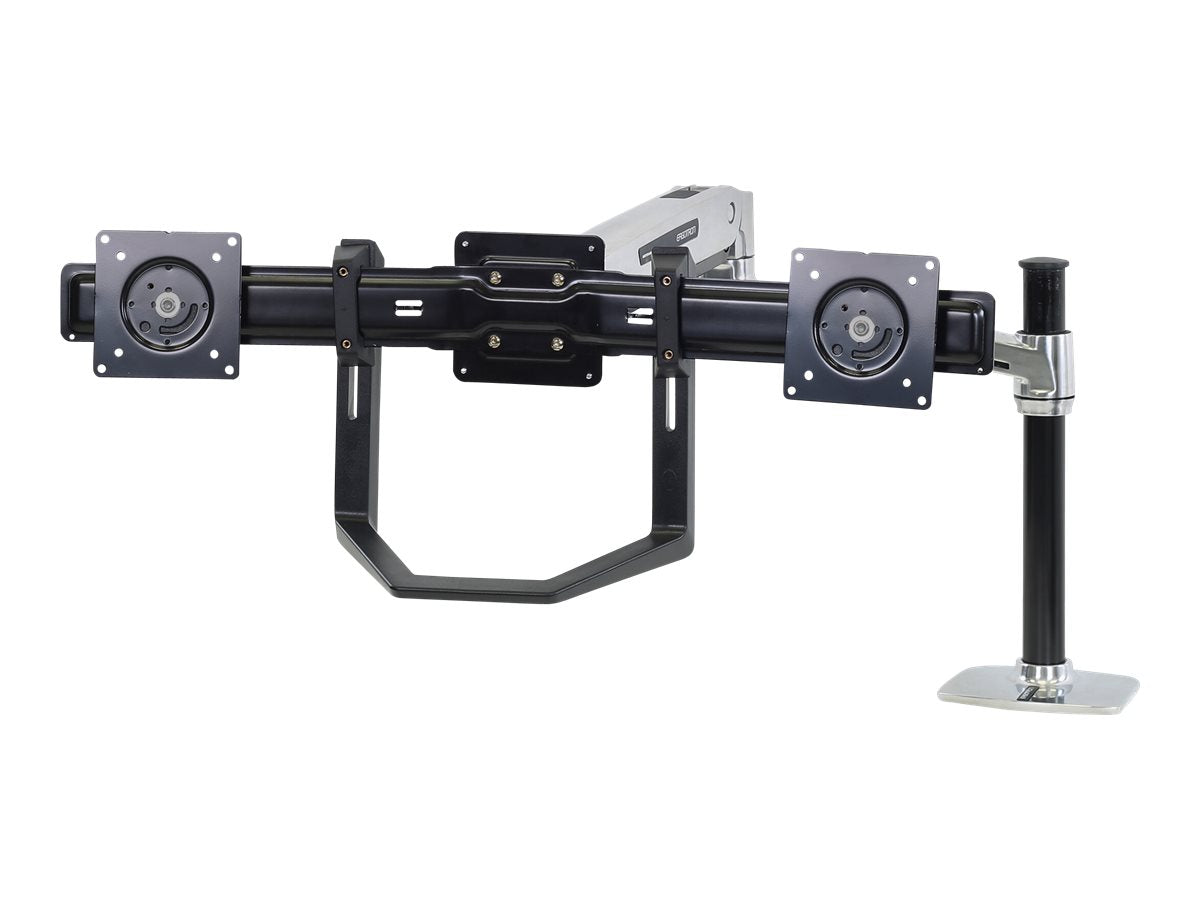 ERGOTRON Dualmonitor und Griff-Kit Montageansicht