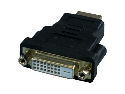 EFB DVI 24 1 Buchse auf HDMI Stecker vergossen - Vorderansicht