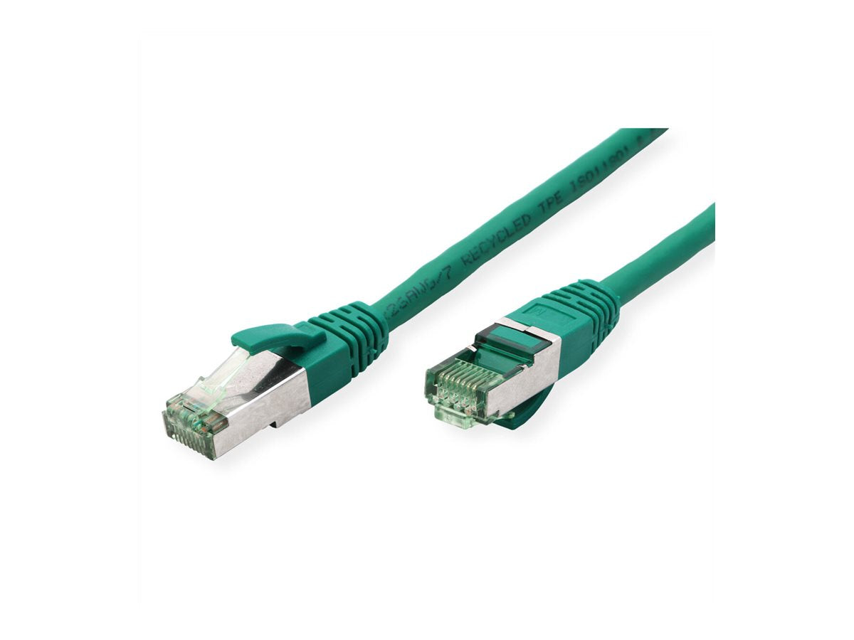 ROLINE RM Patchkabel Kat.6A S/FTP PiMF grün 0,5m Detailansicht