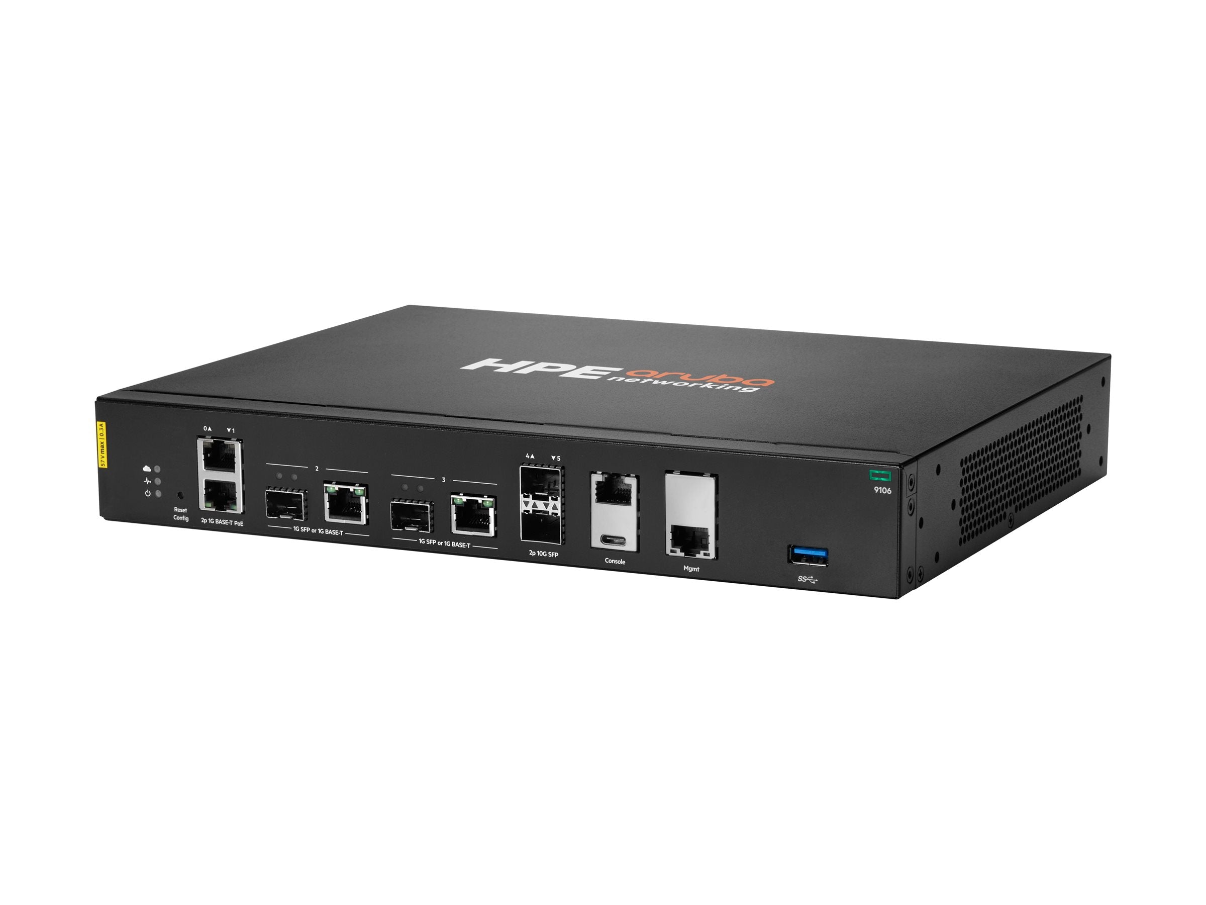 HPE Aruba Networking 9106 RW 2x SFP+ 2x Combo 2x PoE Hybrid Gateway