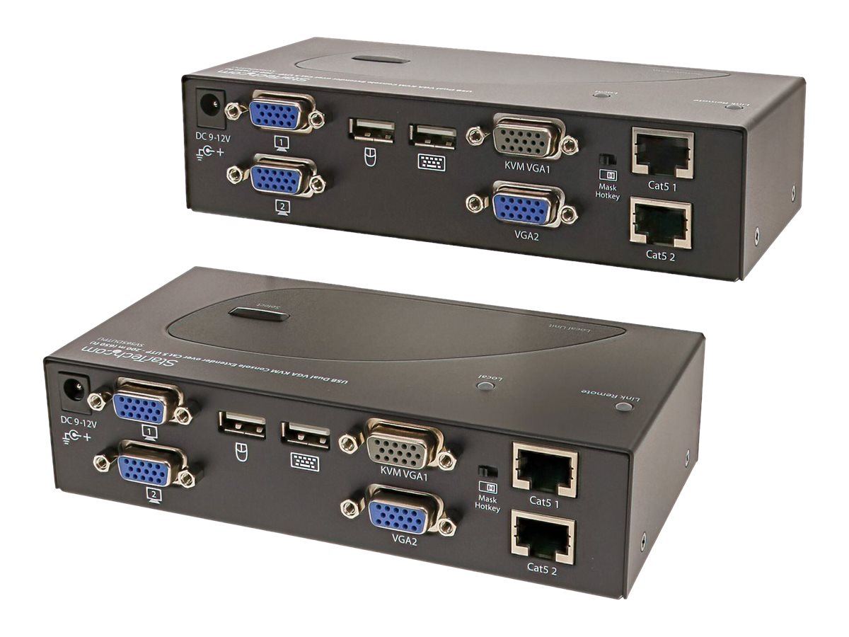 STARTECH.COM USB Dual VGA KVM Verlängerung Vorderansicht