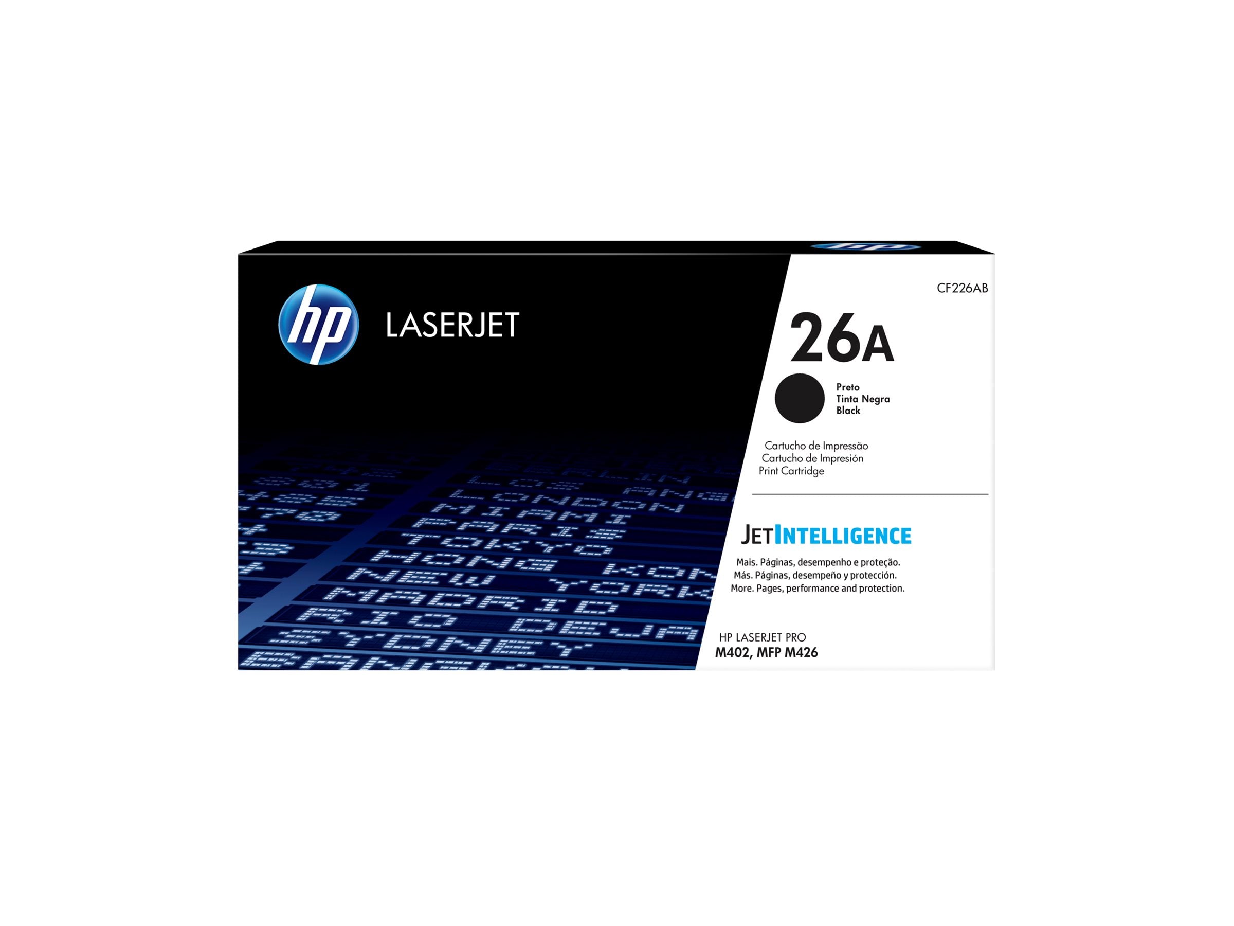 HP 26A Tonerpatrone Seitenansicht