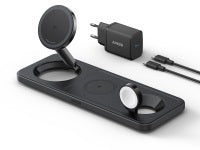 ANKER MagGo Magnetic Charger Ladegerät 15W wireless PowerIQ Pad schwarz